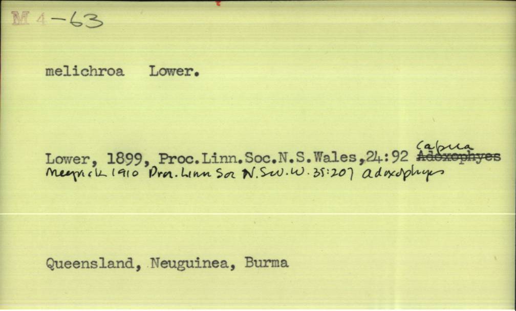 front of card